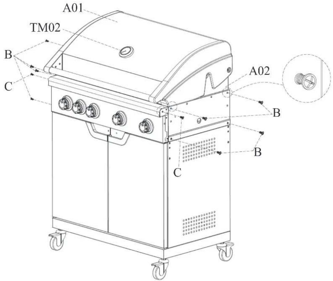 Maxxus BBQ Chief 8.0 - || (A) ⇌ x 4pcs - 4