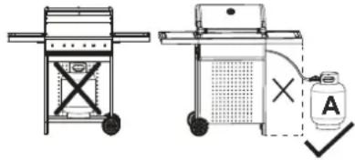 Maxxus BBQ Chief 8.0 - Anschließen der Gasflasche - 1