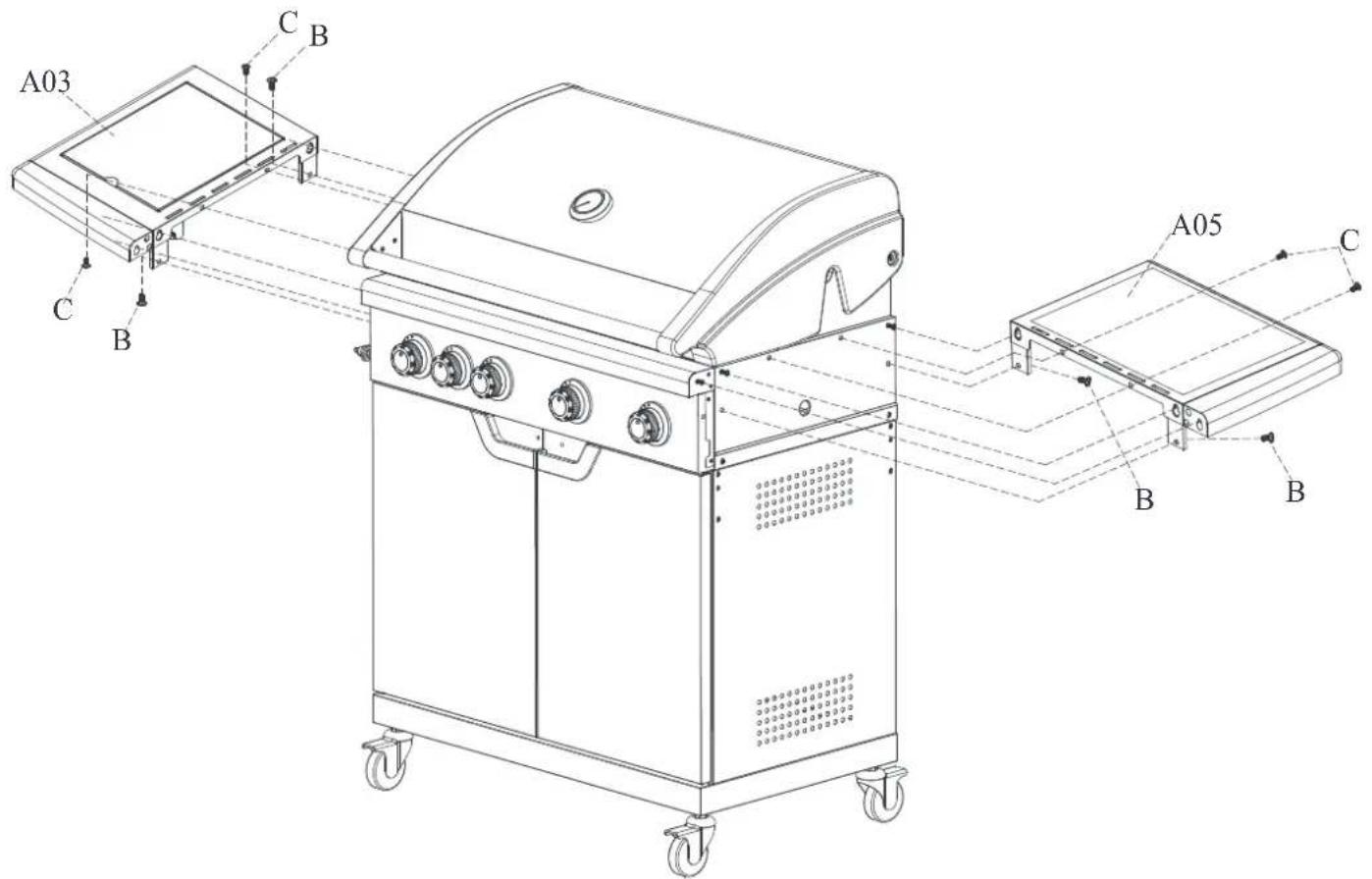 Maxxus BBQ Chief 8.0 - || (A) ⇌ x 4pcs - 7