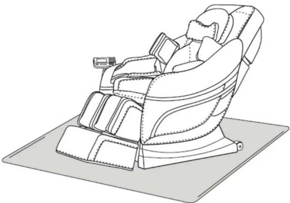 Maxxus MX 8.0 - Aufstellen Ihres Massagesessels: - 1