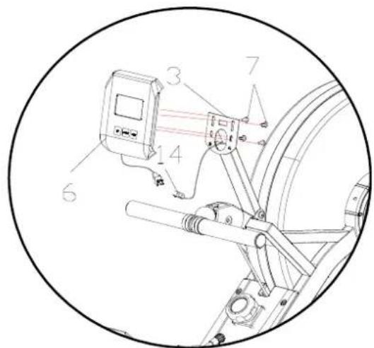 Maxxus RX 7.1 - Schritt 8: Montage des Cockpits - 1