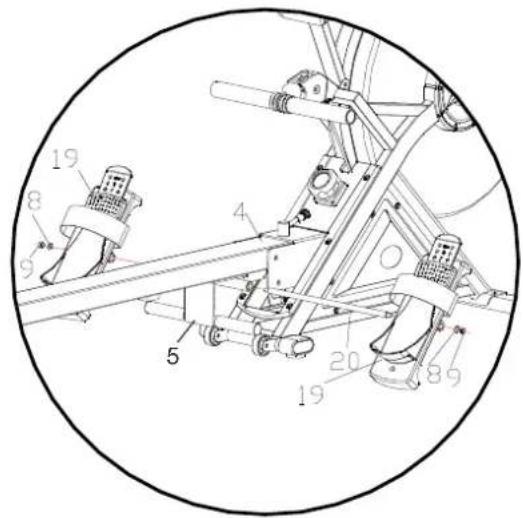 Maxxus RX 7.1 - Schritt 7: Montage der Pedale - 1