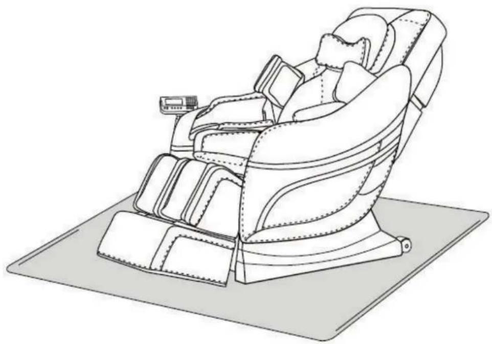 Maxxus MX 20.0 - Aufstellen Ihres Massagesessels: - 1