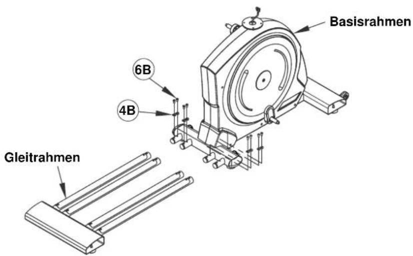 Maxxus CX 6.1 Crosstrainer - Schritt 1: Montage des Gleitrahmens - 1