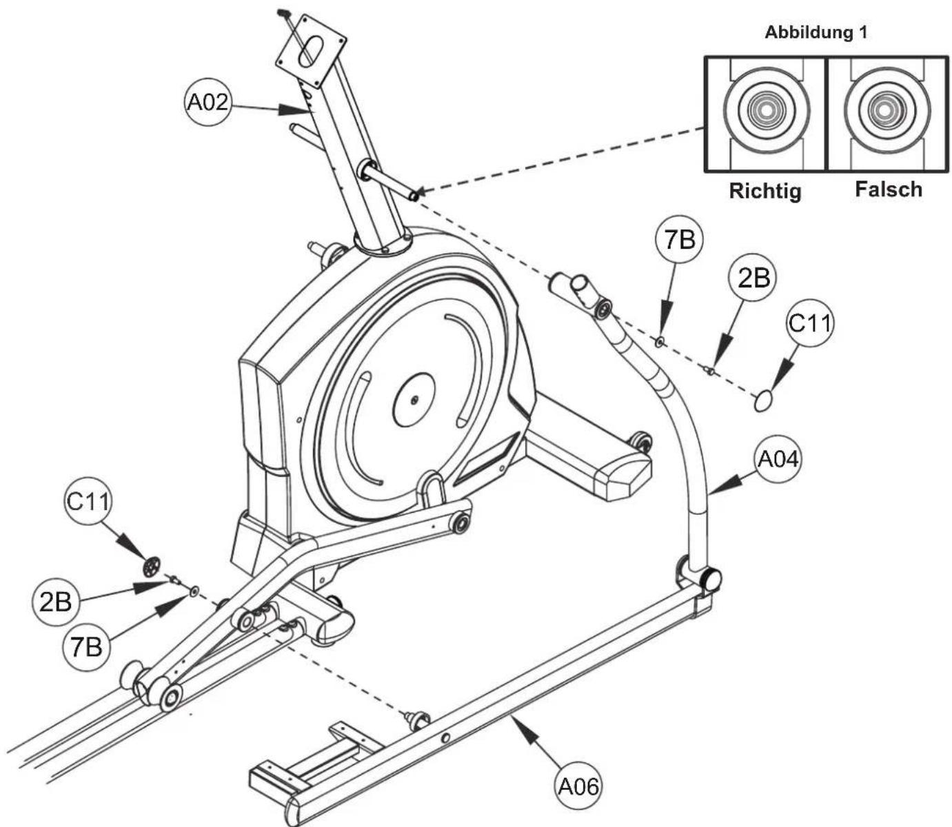 Maxxus CX 6.1 Crosstrainer - Achtung: - 1