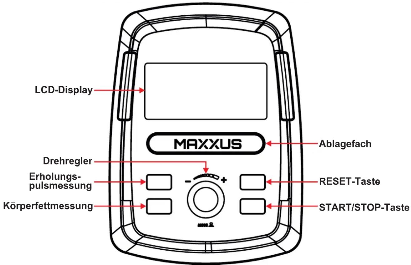 Maxxus CX 6.1 Crosstrainer - Cockpit - 1