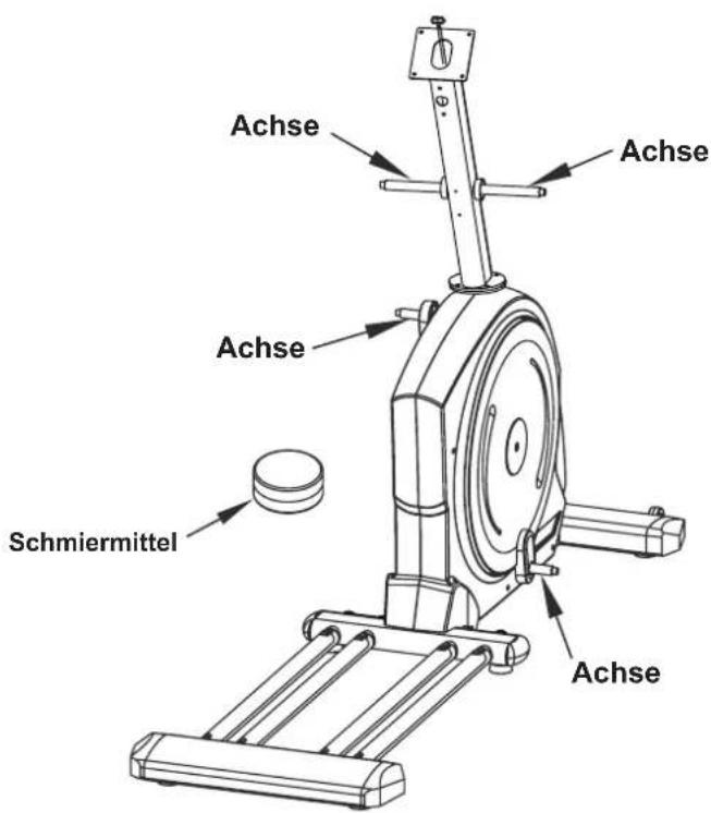 Maxxus CX 6.1 Crosstrainer - Schritt 4: Fetten der Achsen - 1