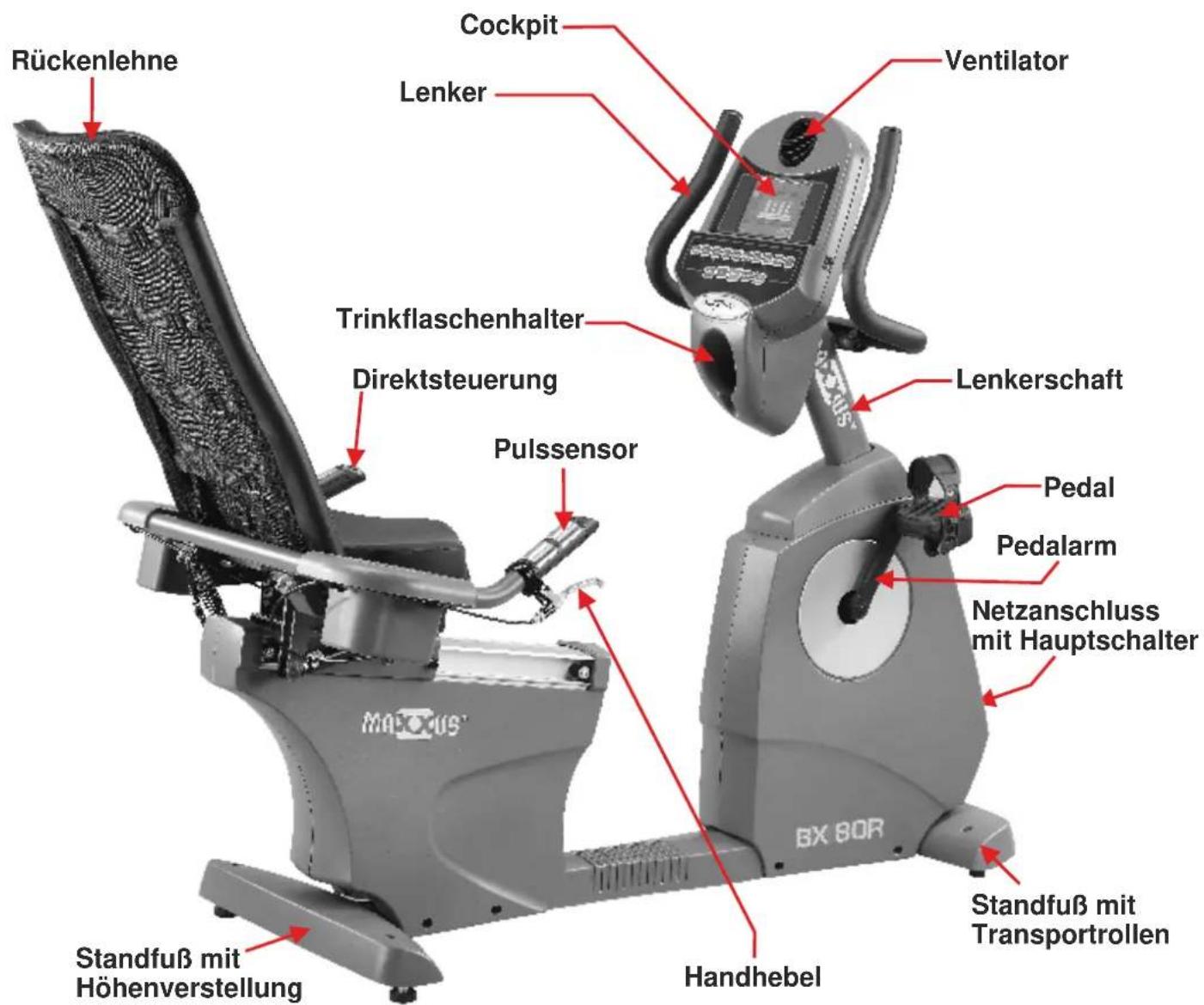 Maxxus BX 8.0 R - Persönliche Sicherheitshinweise für das Training - 1