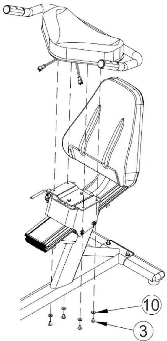 Maxxus BX 4.2 R - Schritt 10: Montage des Sitzes - 2