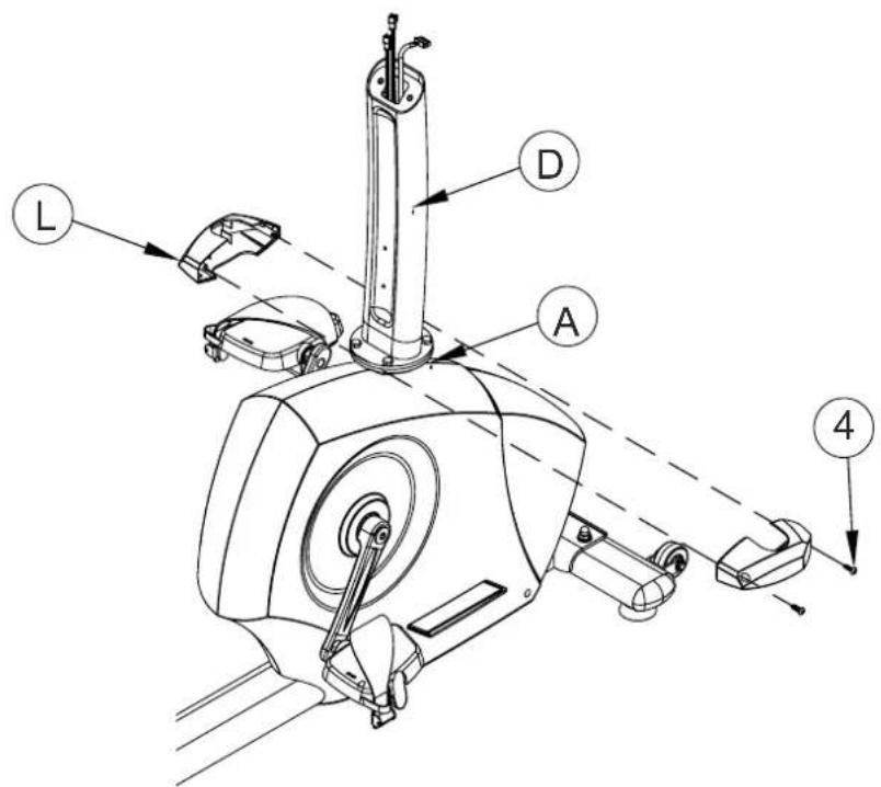 Maxxus BX 4.2 R - Schritt 4: Montage der Lenkerschaftverkleidung - 1