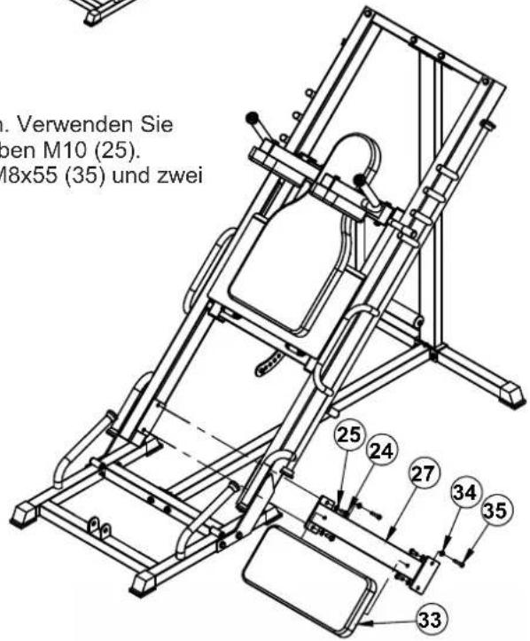 Maxxus Beinpresse 2in1 - Montageschritt 4 - 2
