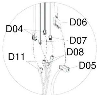 Maxxus BX 6.1 R FIT - D07 auf D08 - Kabel der Handpulsmessung (zwei-poliger Anschluss) - 1