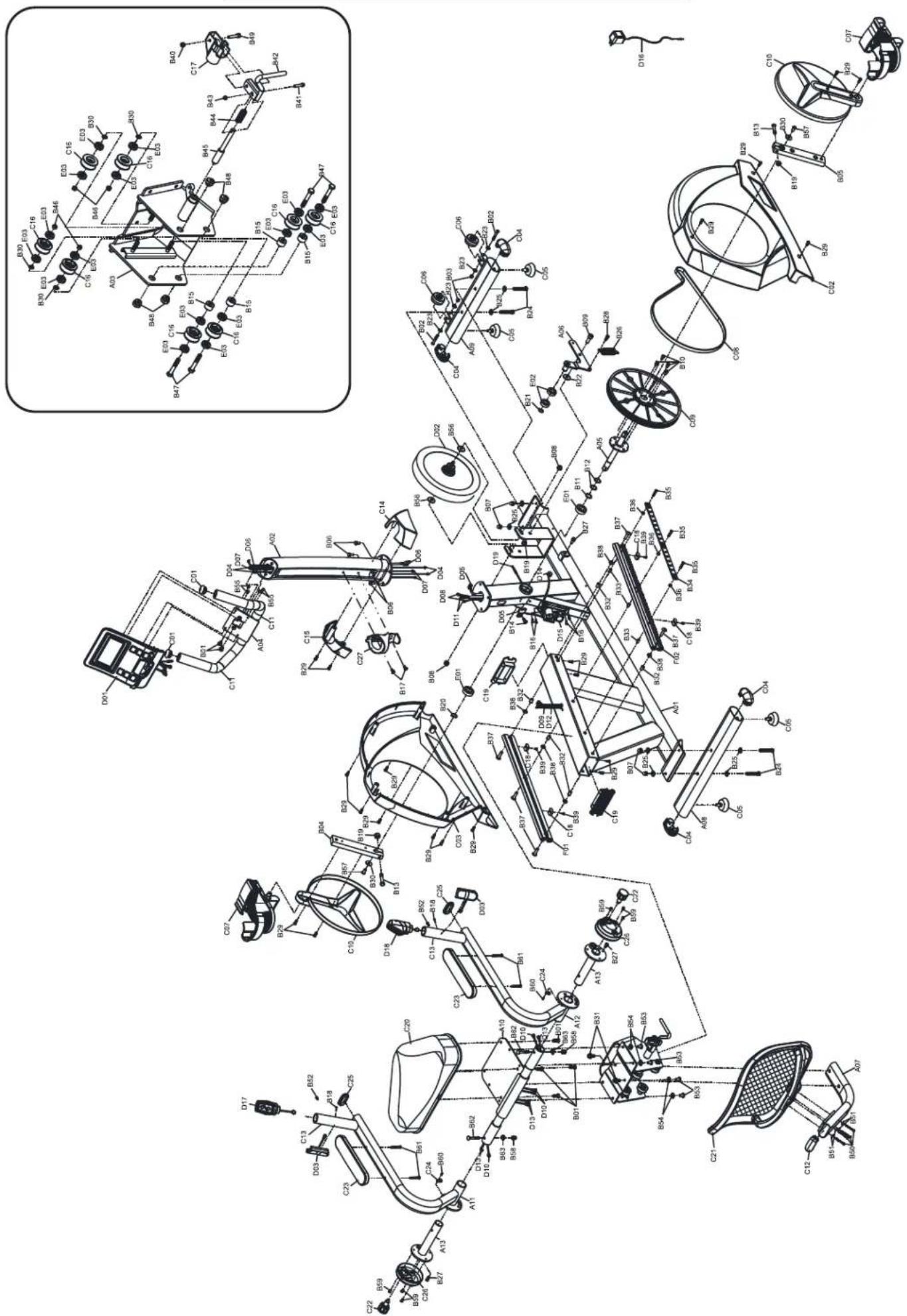 Maxxus BX 6.1 R FIT - Explosionszeichnung - 1