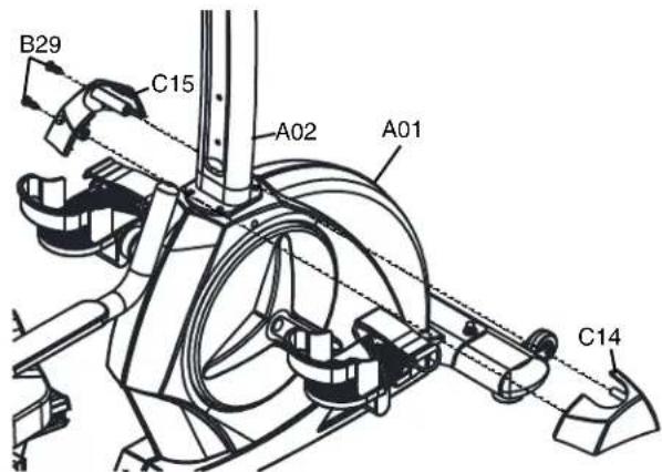 Maxxus BX 6.1 R FIT - Schritt 5: Montage der Lenkerschaftverkleidung - 1