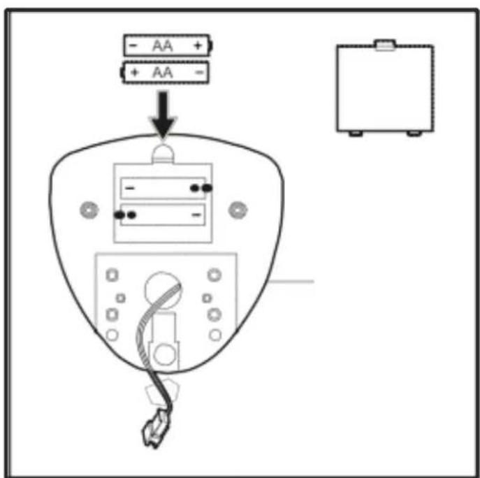 Maxxus RX 6.1 - Einsetzen der Batterien - 1