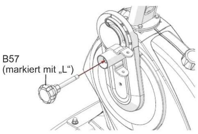 Maxxus CX 7.4 Crosstrainer - Schritt 4: Montage der Führungsrohre - 1