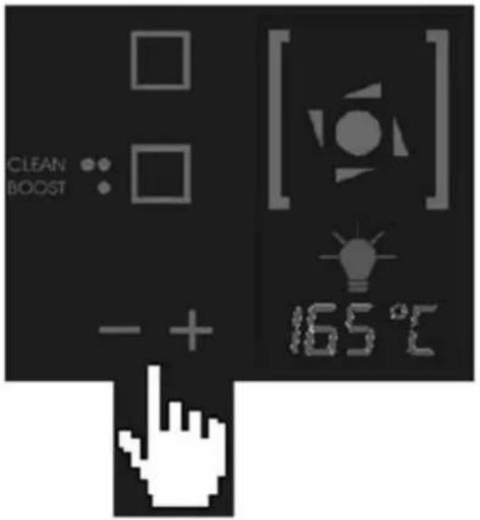 ORANIER EBS 9892 04 - Schritt „Temperatur einstellen“ - 1