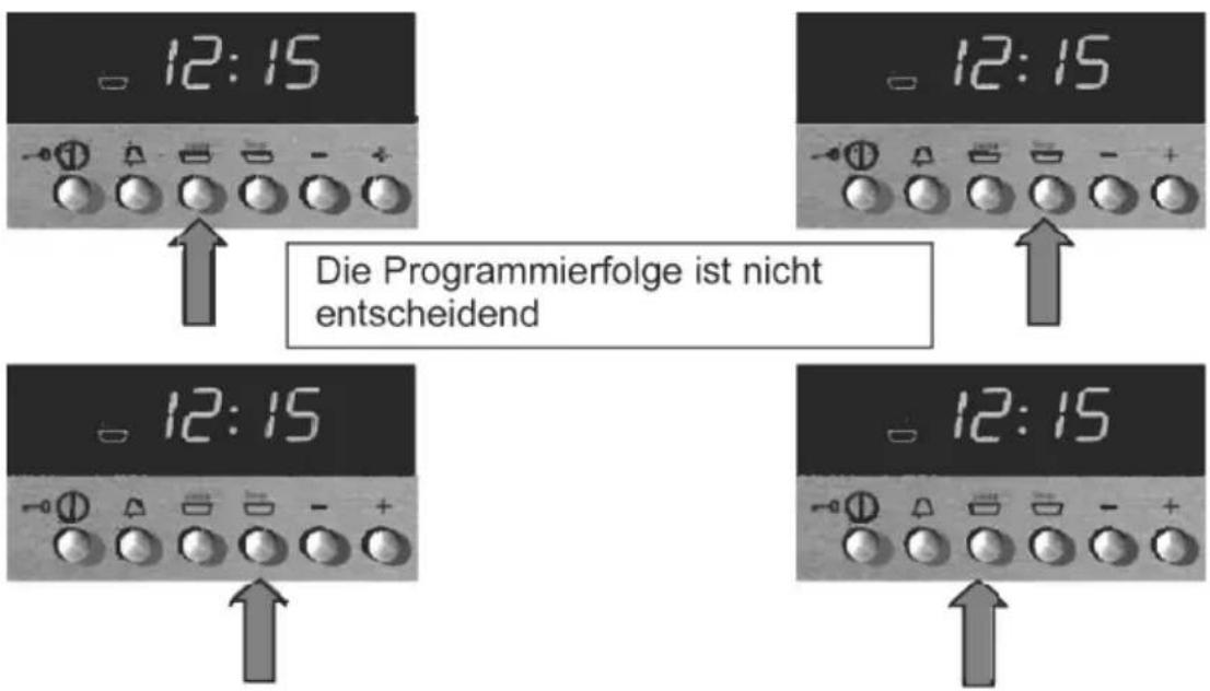 ORANIER EBS 9843 04 - Programm Garzeit und Garzeitende - 1