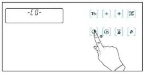 ORANIER EBP 9882 06 - Der Kontrast des Displays kann eingestellt werden, hierfür: - 1