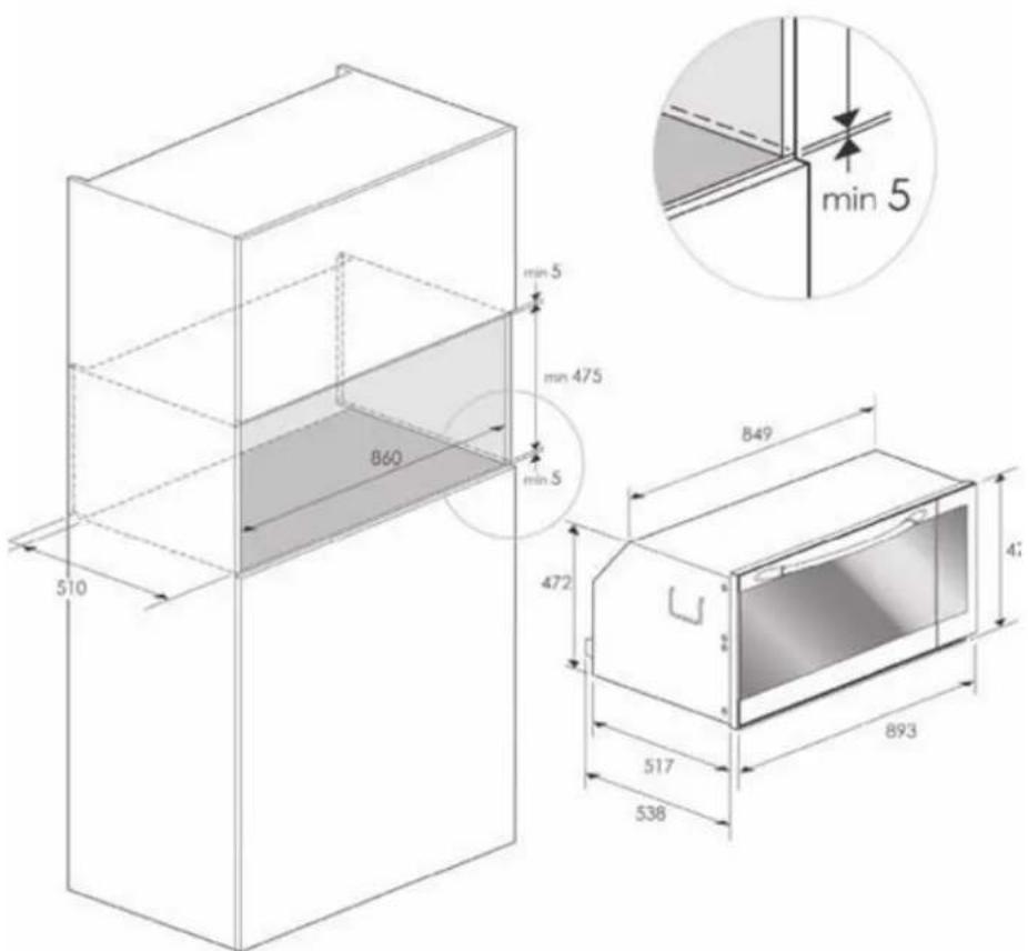 ORANIER EBG 9897 04 - Einbau des Backofens - 2