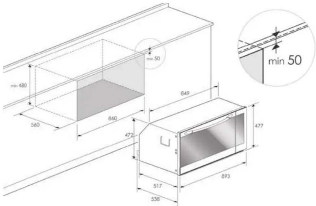 ORANIER EBG 9897 04 - Einbau des Backofens - 1