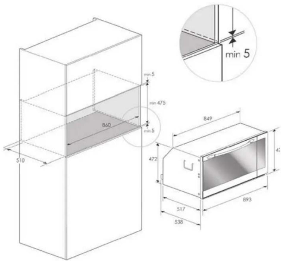 ORANIER EBG 9896 04 - Einbau des Backofens - 2