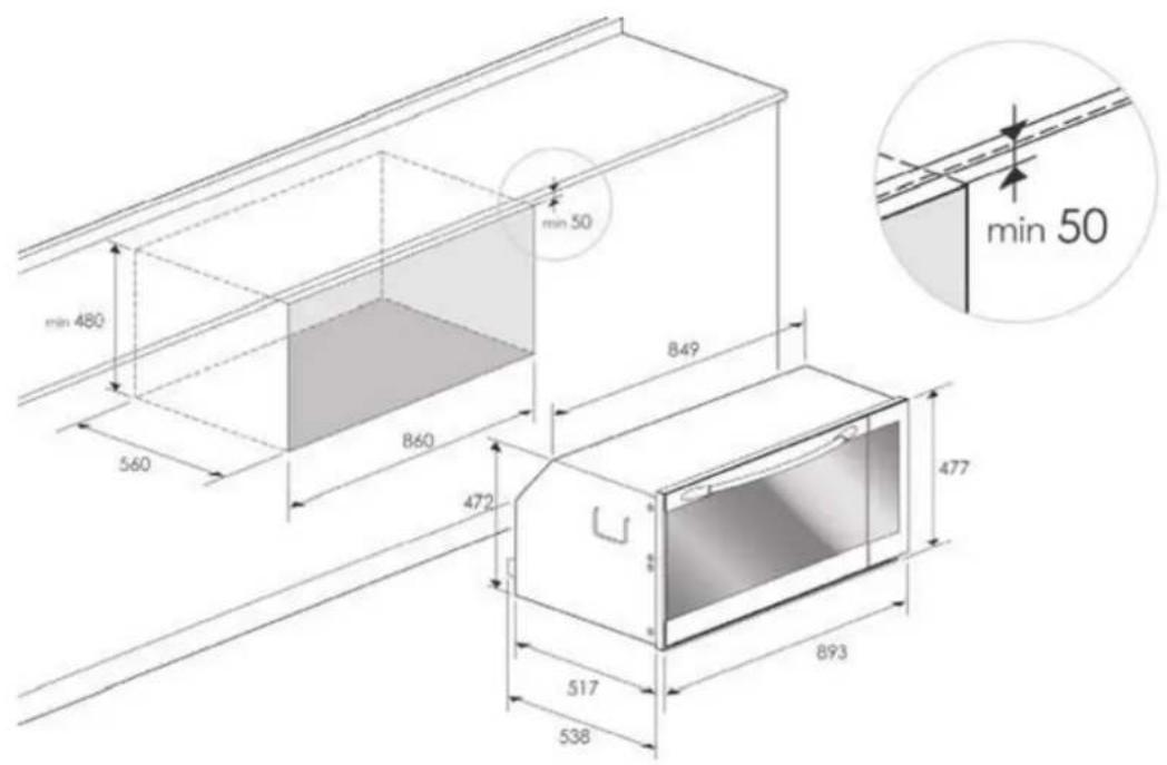 ORANIER EBG 9896 04 - Einbau des Backofens - 1