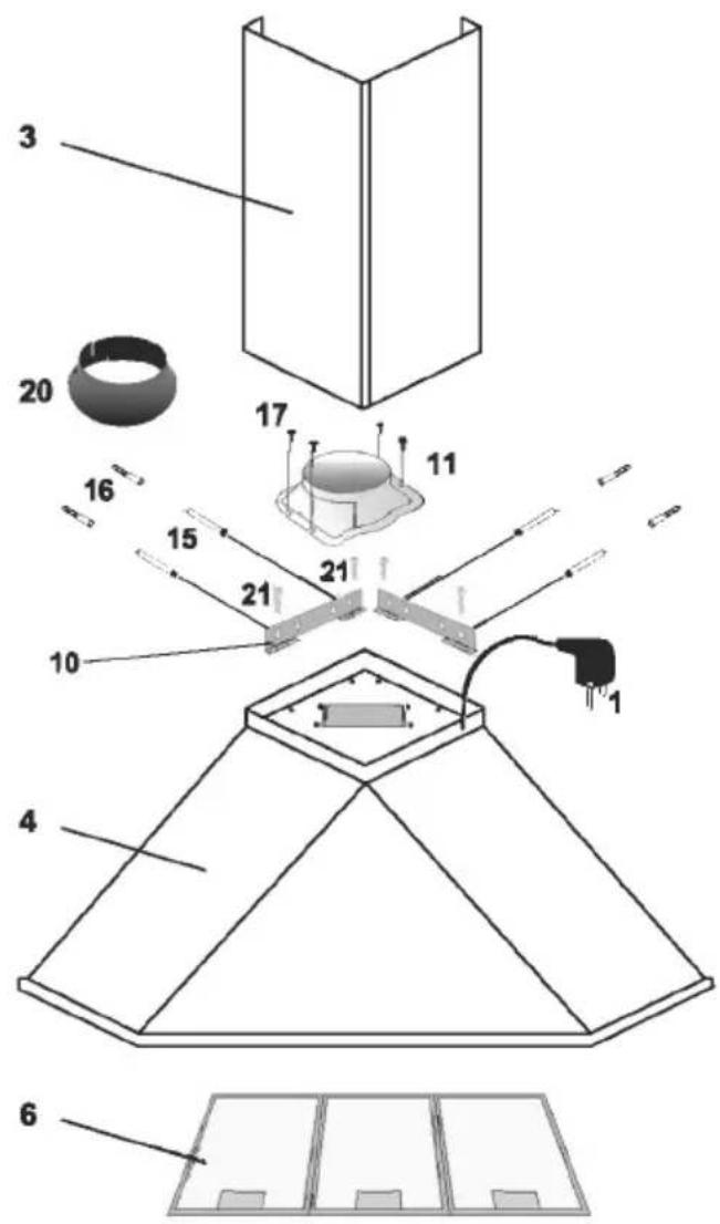 ORANIER Virazon 100 E - Übersicht Lieferumfang - 3