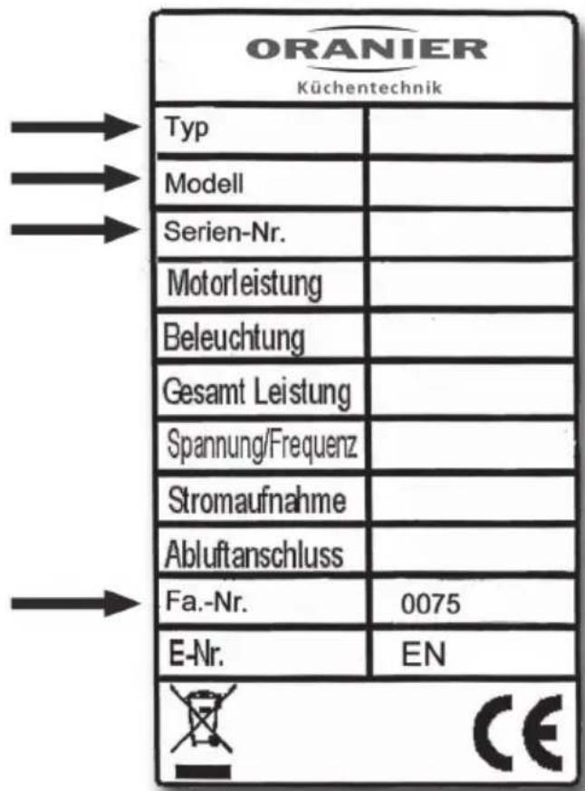 ORANIER Lissero 80 E-VD - Bitte beachten Sie: - 1