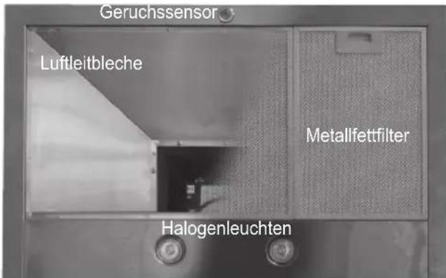 ORANIER Lissero 60 E-VD - Abnehmen der Metallfettfilter - 2