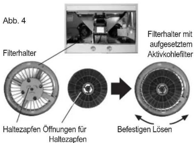 ORANIER Albedo 60 E-VD - Aktivkohlefilter austauschen - 1