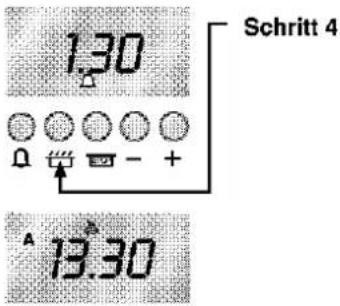 BLOMBERG HKS 1331 - Einstellung der Zeitschaltuhr, dass sich das Backrohr sofort einschaltet (ON) und nach Ablauf der eingestellten Kochzeit abschaltet (OFF). - 1