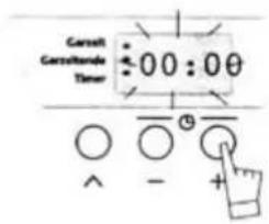 Canselt Canseltende Timer 00:00 ^ - +