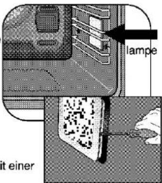 BLOMBERG BU 5150 - AustauschderQuadratförmigen Backofenlampe (je nach Modell) - 1