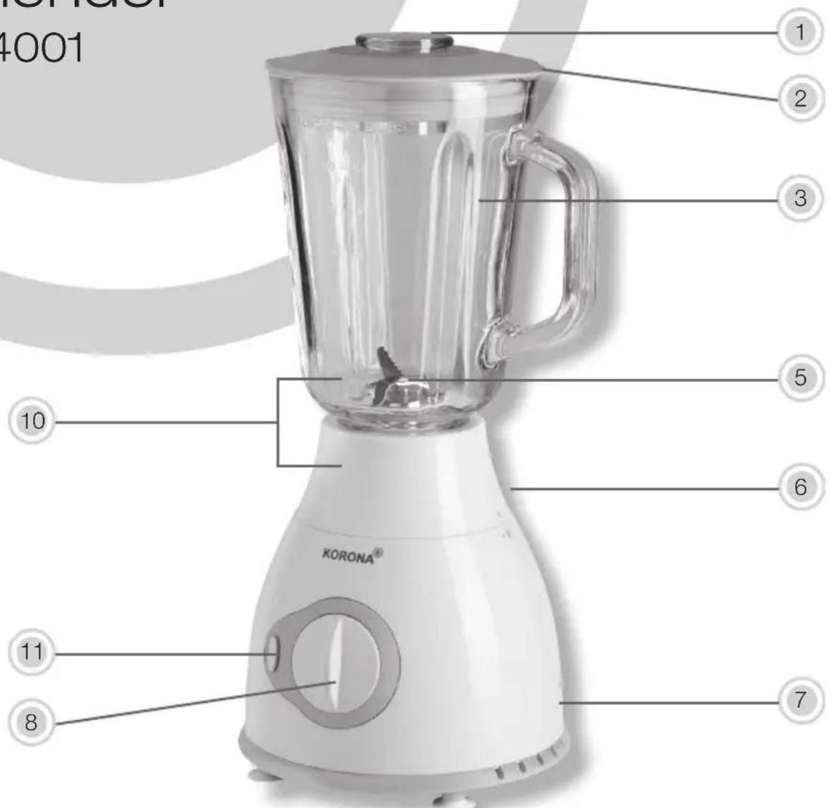 1001 KORONA® 1 2 3 5 6 7 8 11