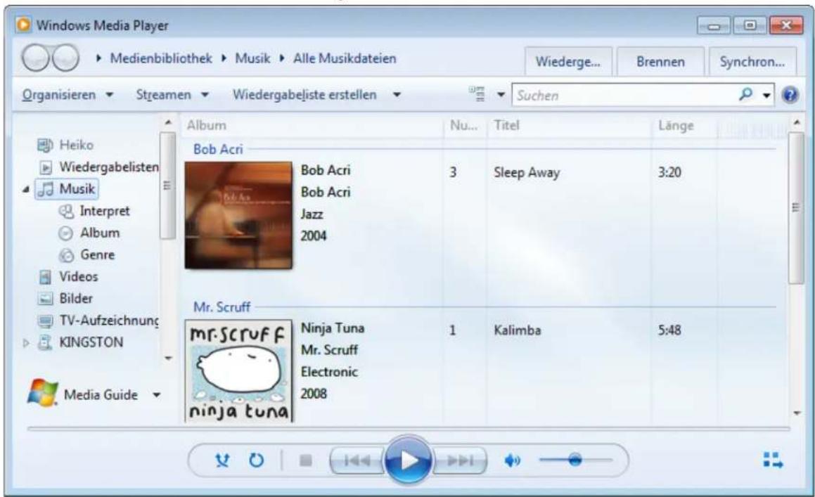 HAUPPAUGE MyMusic Wi-Fi - Starten Sie den Windows Media Player: - 1