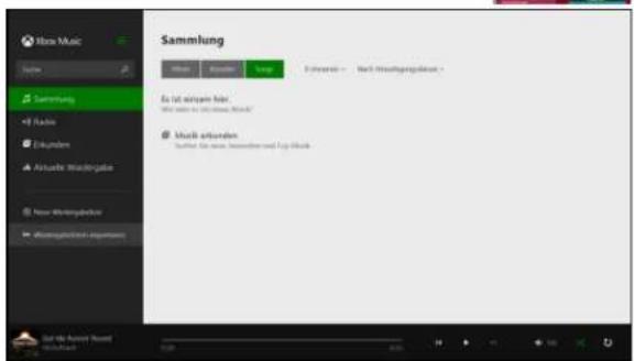 Raidsonic ICY BOX IB-MP401Air - Öffnen Sie die integrierte XBOX Music APP. - 2