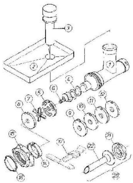 Krefft KU 2-5 E - Fleischwolf W 60 N - 1