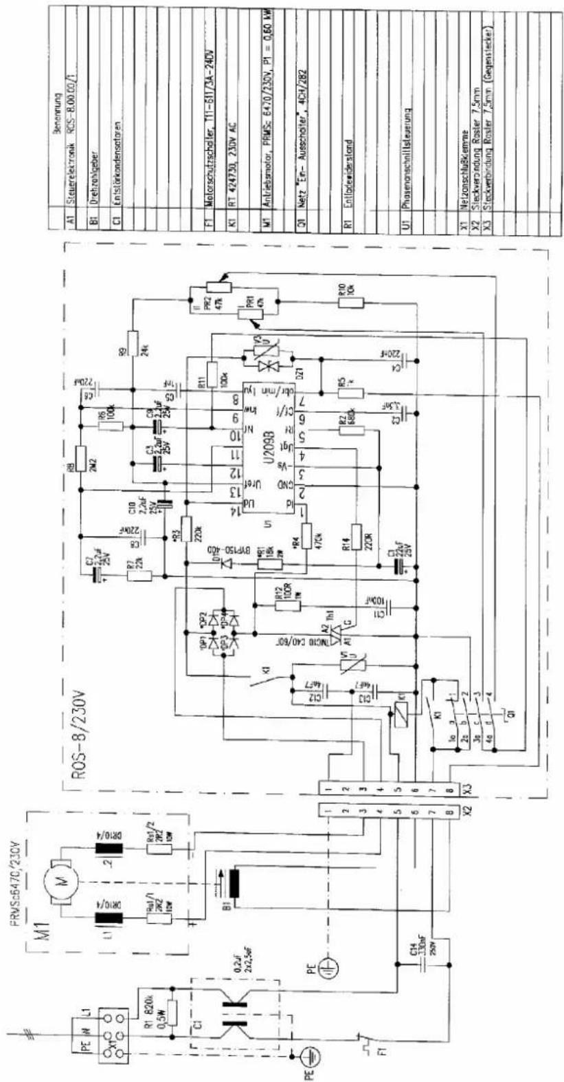 Krefft R 70 N - Stromlaufplan - 1