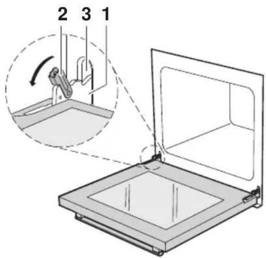 V-ZUG Combair XSLP - Gerätetür entfernen - 2