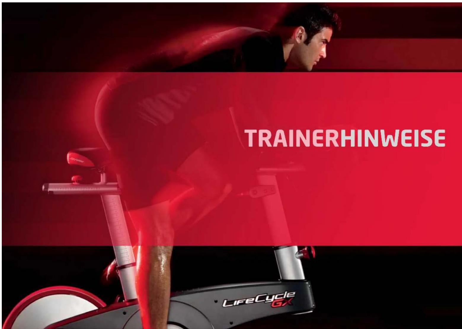 Life Fitness Lifecycle GX - DISPLAY-MODUS 2 - ANGEZEIGTE DATEN - 2