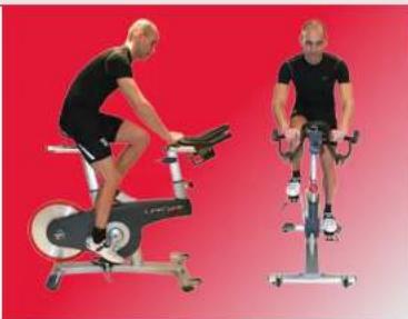 Life Fitness Lifecycle GX - POSITION 2 (BERGFAHRTEN, JUMPS, FAHREN IM STEHEN, SPRINTS) - 1
