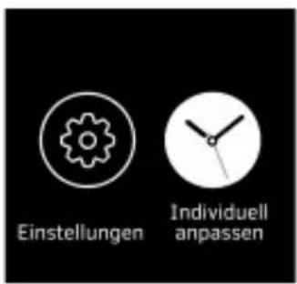 Einstellungen Individuell anpassen