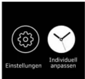 Einstellungen Individuell anpassen