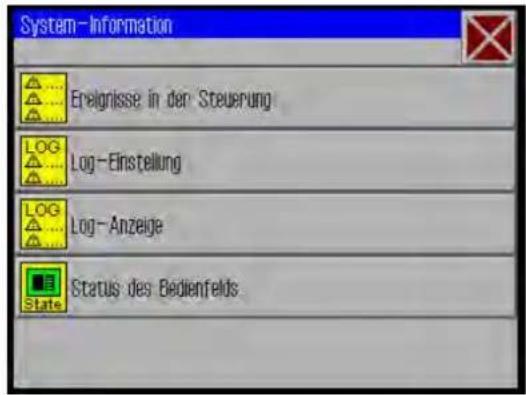 Dürkopp Adler 906 - System-Informationen anzeigen - 2