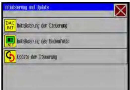 Dürkopp Adler 906 - Steuerung initialisieren, Update durchführen - 2