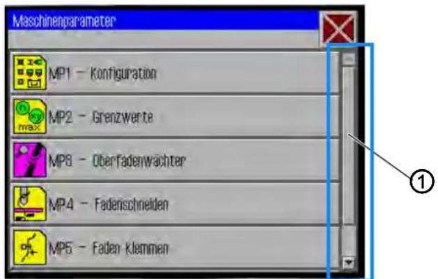 Dürkopp Adler 906 - Anzeige durch Scrollen verschieben - 1