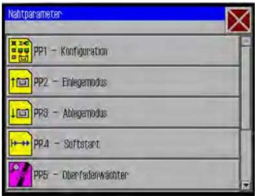 Dürkopp Adler 906 - Parameter ändern - 2