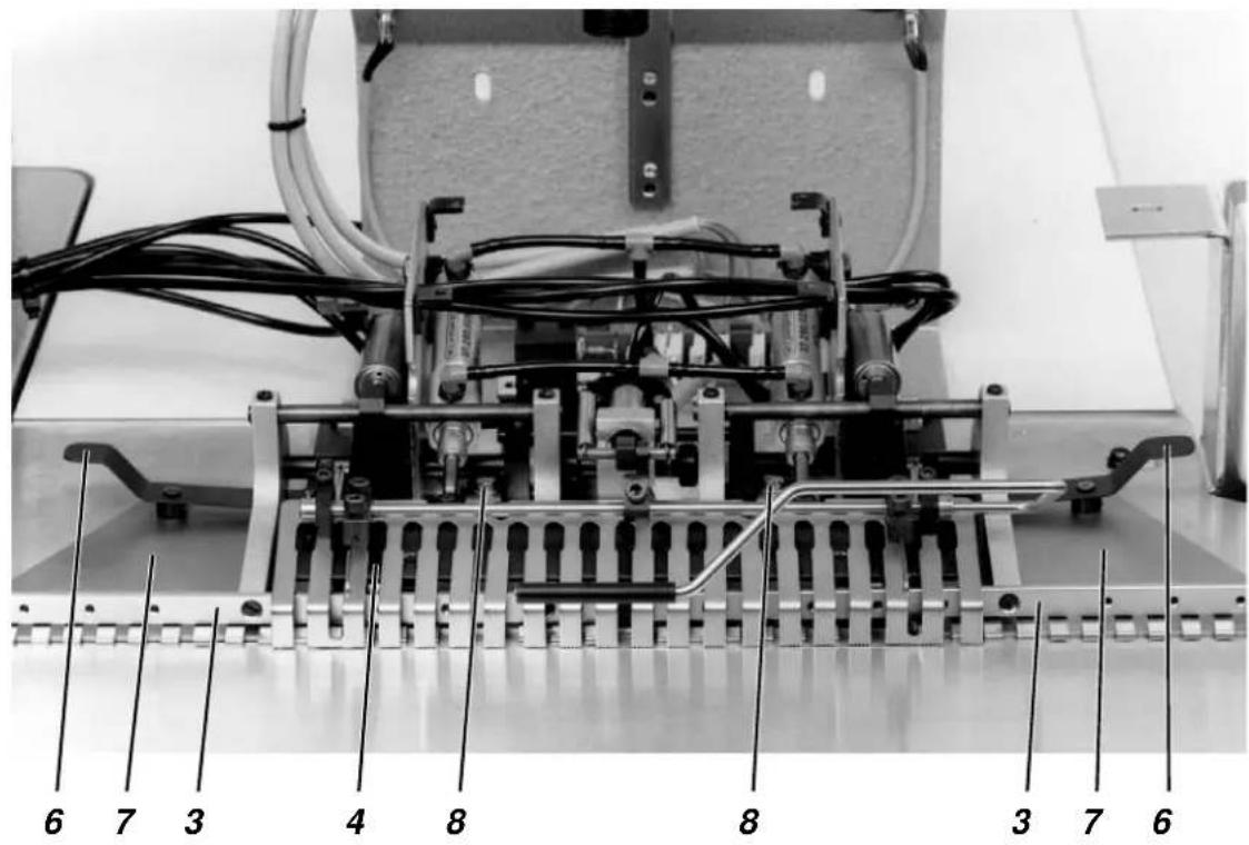 Dürkopp Adler 743-422 - Anschlagplatte und Anlegeplatten - 1