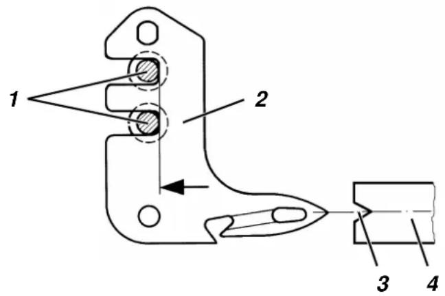 Dürkopp Adler 743-422 - Hakenmesser - 1